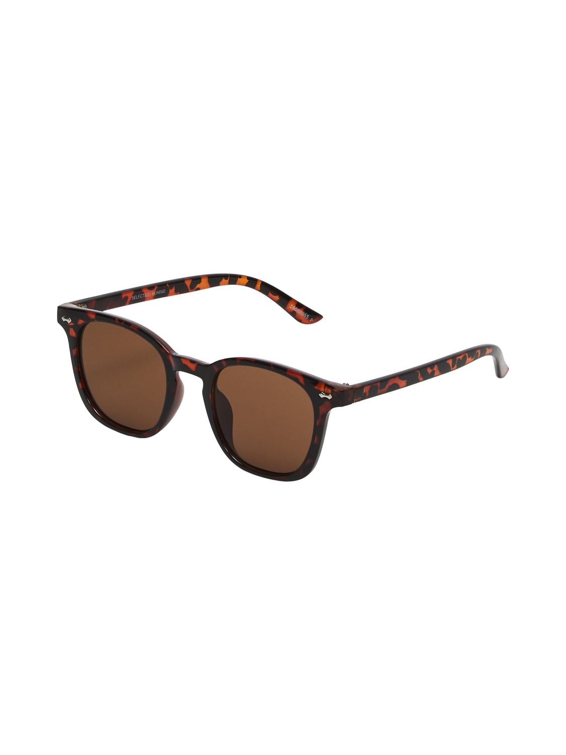 Brown Printed Sunglasses