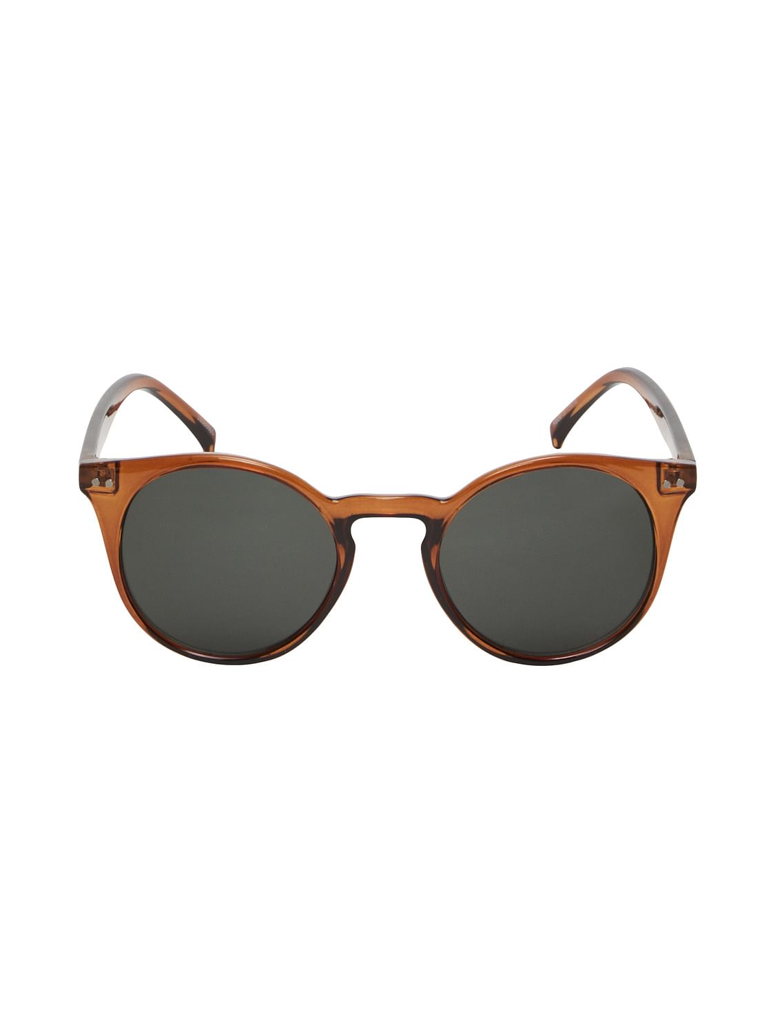 Brown Round Sunglasses
