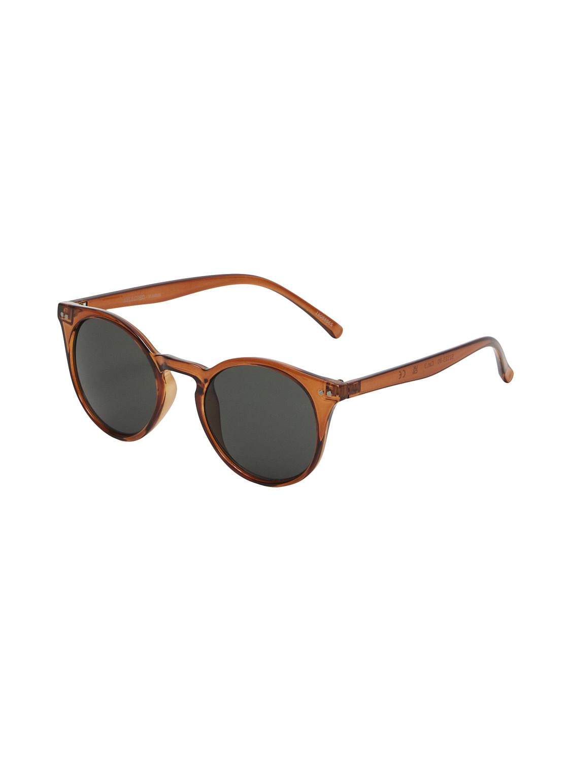 Brown Round Sunglasses