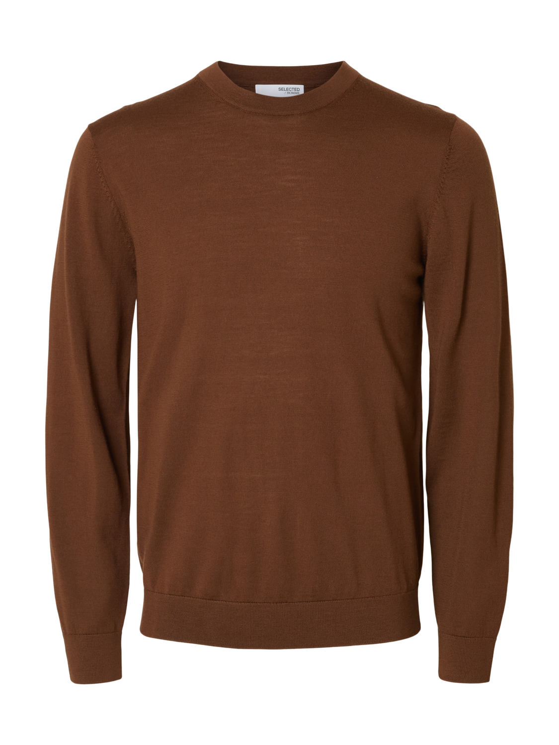 Brown Merino Wool Jumper