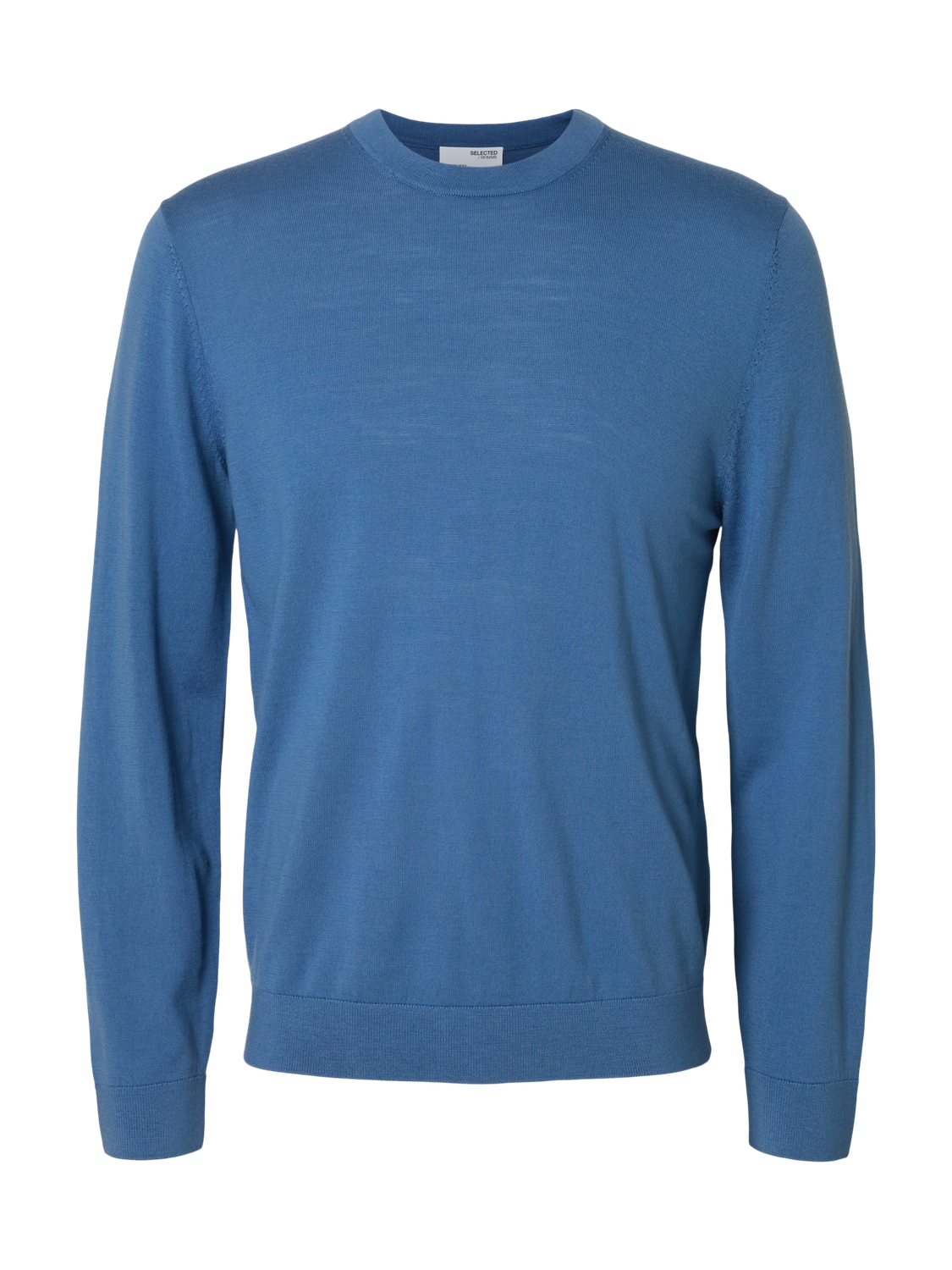 Blue Merino Wool Jumper