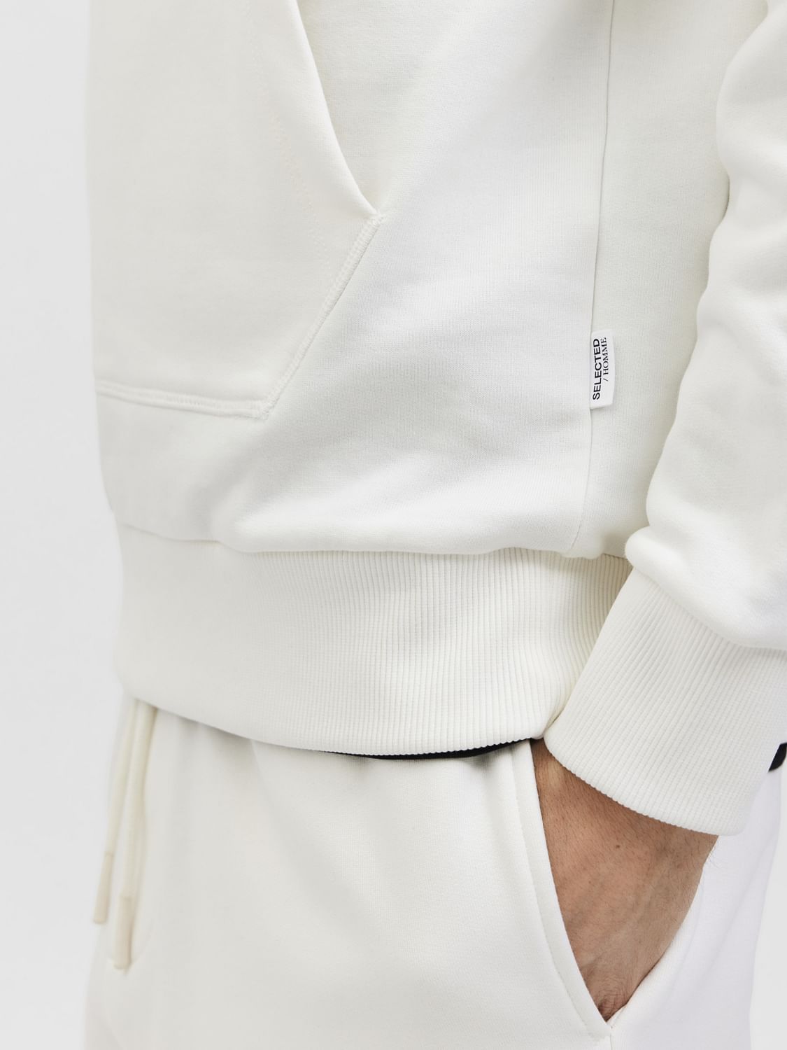 White Organic Cotton Sweatshirt