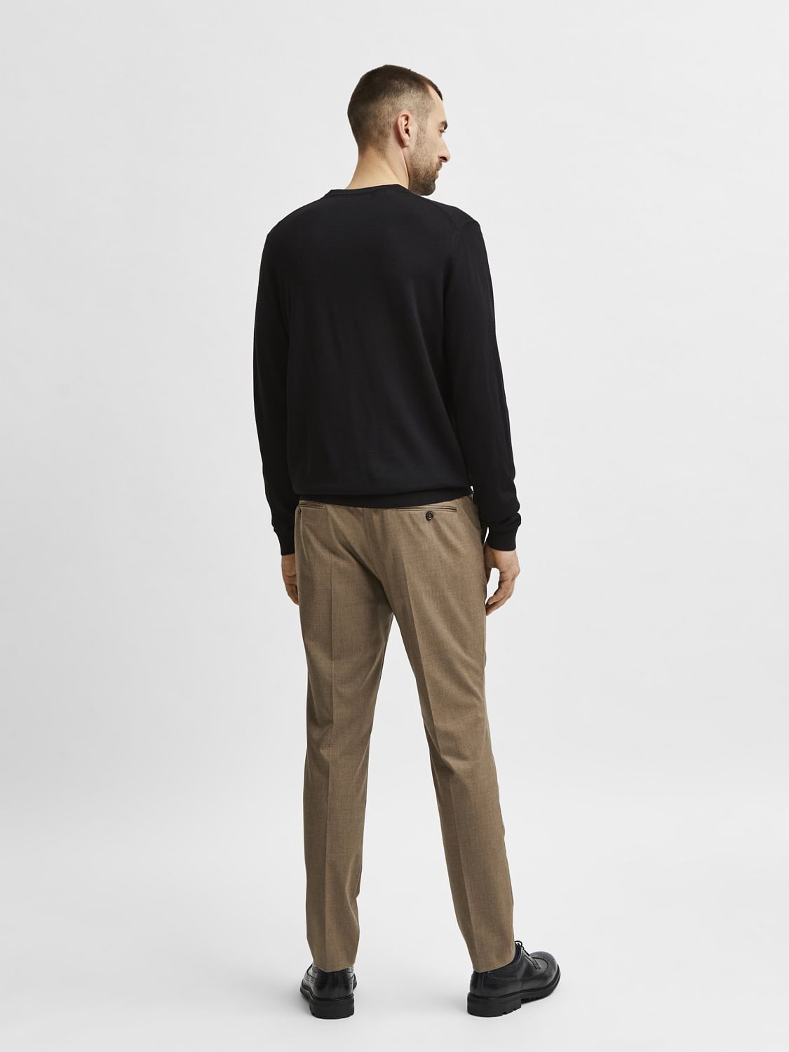 Black Regular Fit Pullover