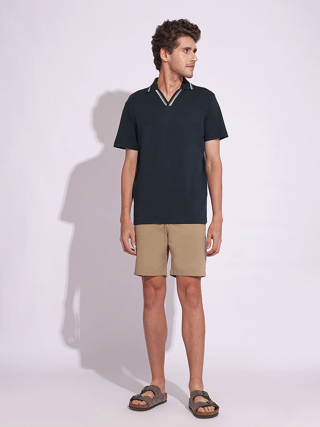 Dark Blue Organic Cotton Polo