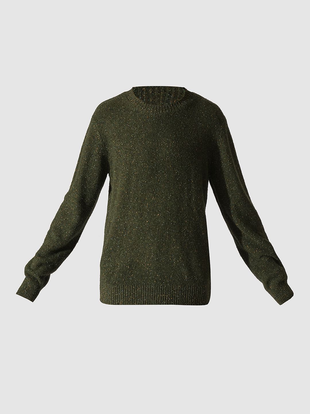 Green Printed Pullover