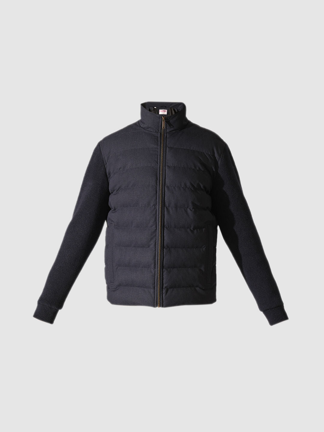 Dark Blue Hybrid Padded Jacket