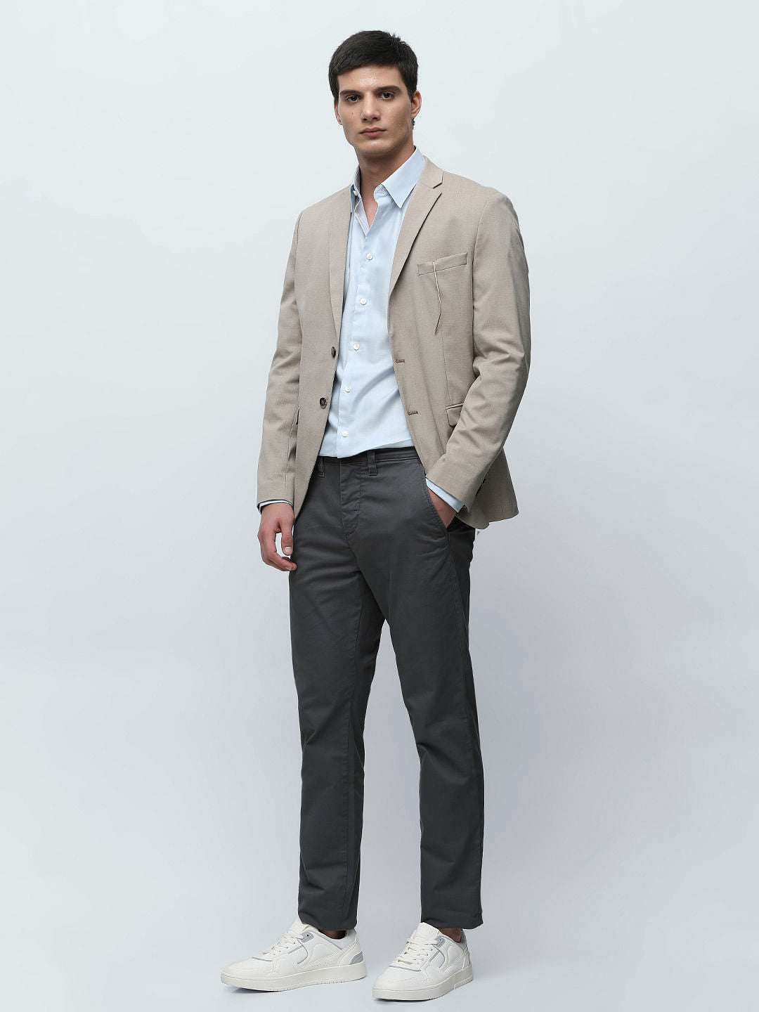 Blue Formal Full Sleeves Shirt