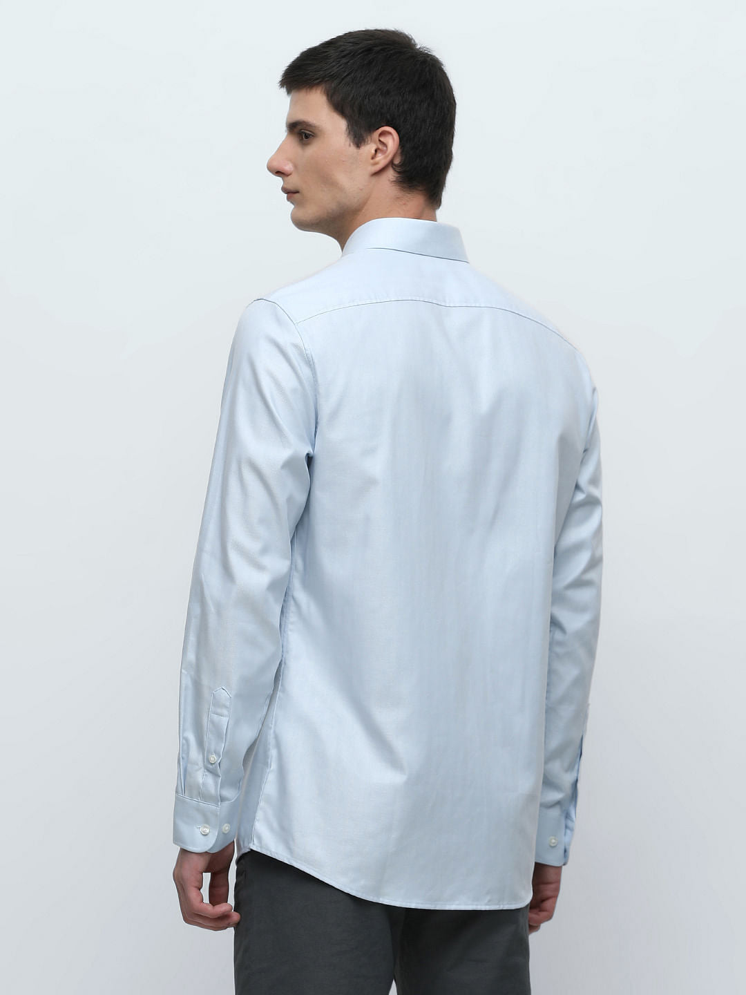 Blue Formal Full Sleeves Shirt