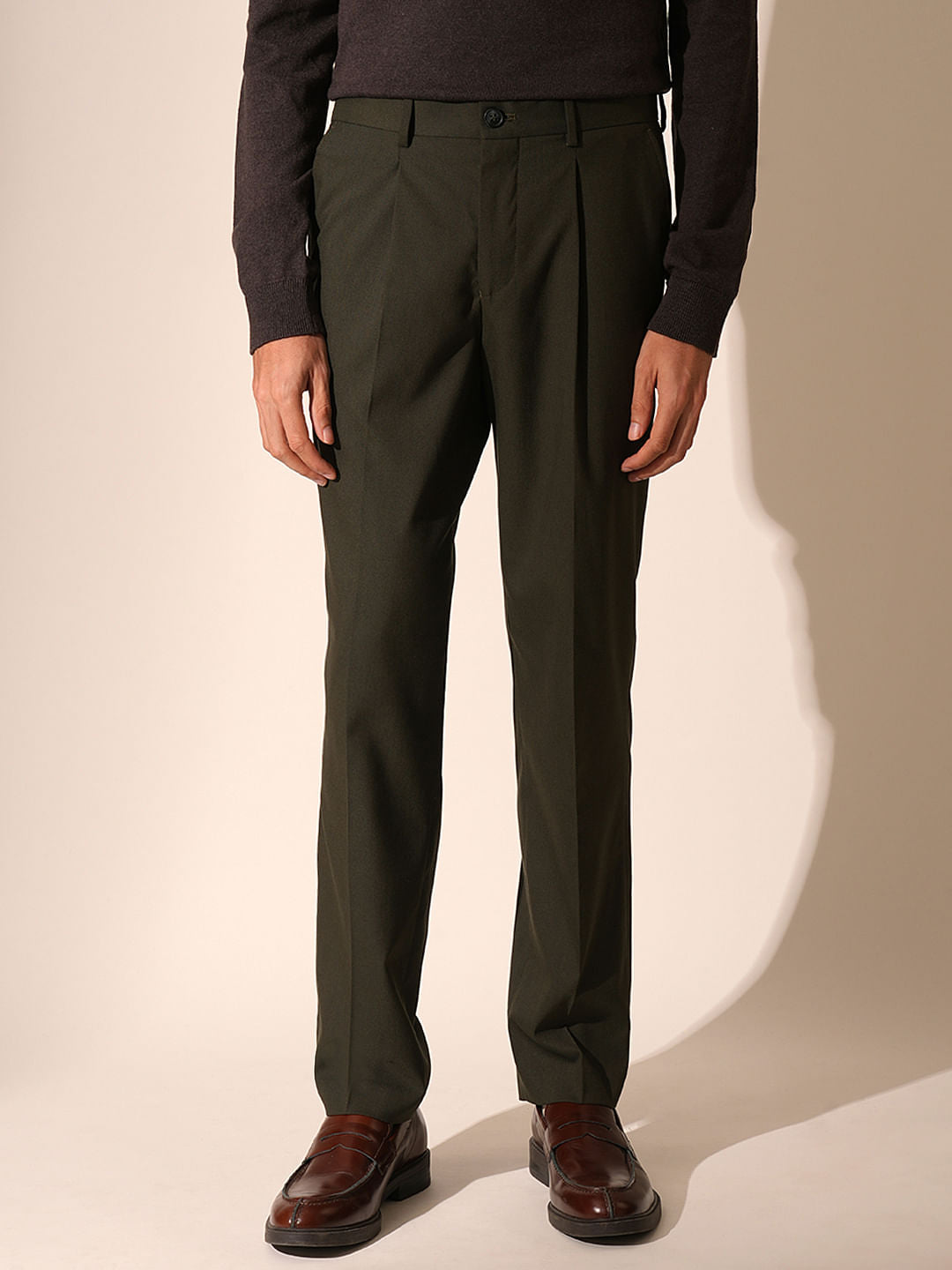 Green Tapered Trouser