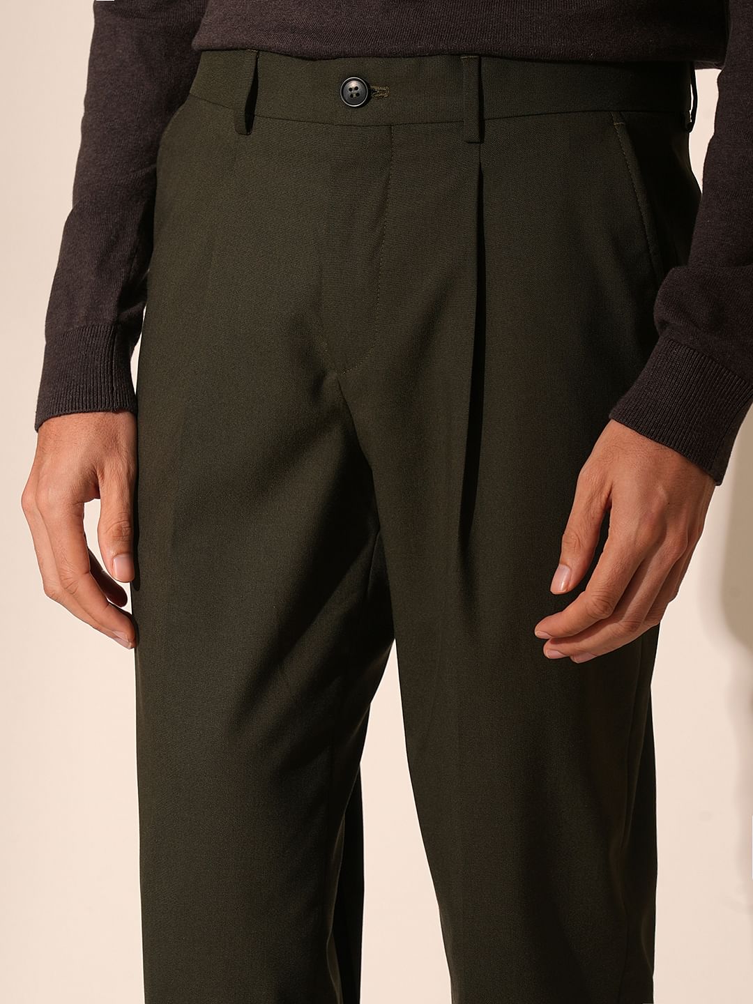 Green Tapered Trouser