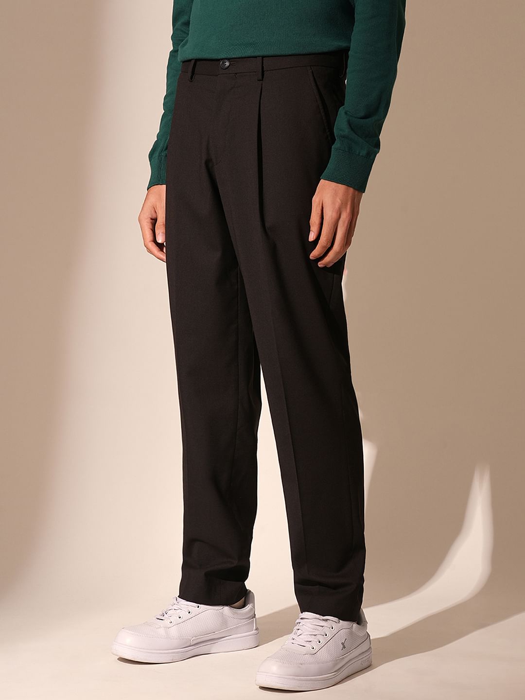 Brown Regular Tapered Trouser