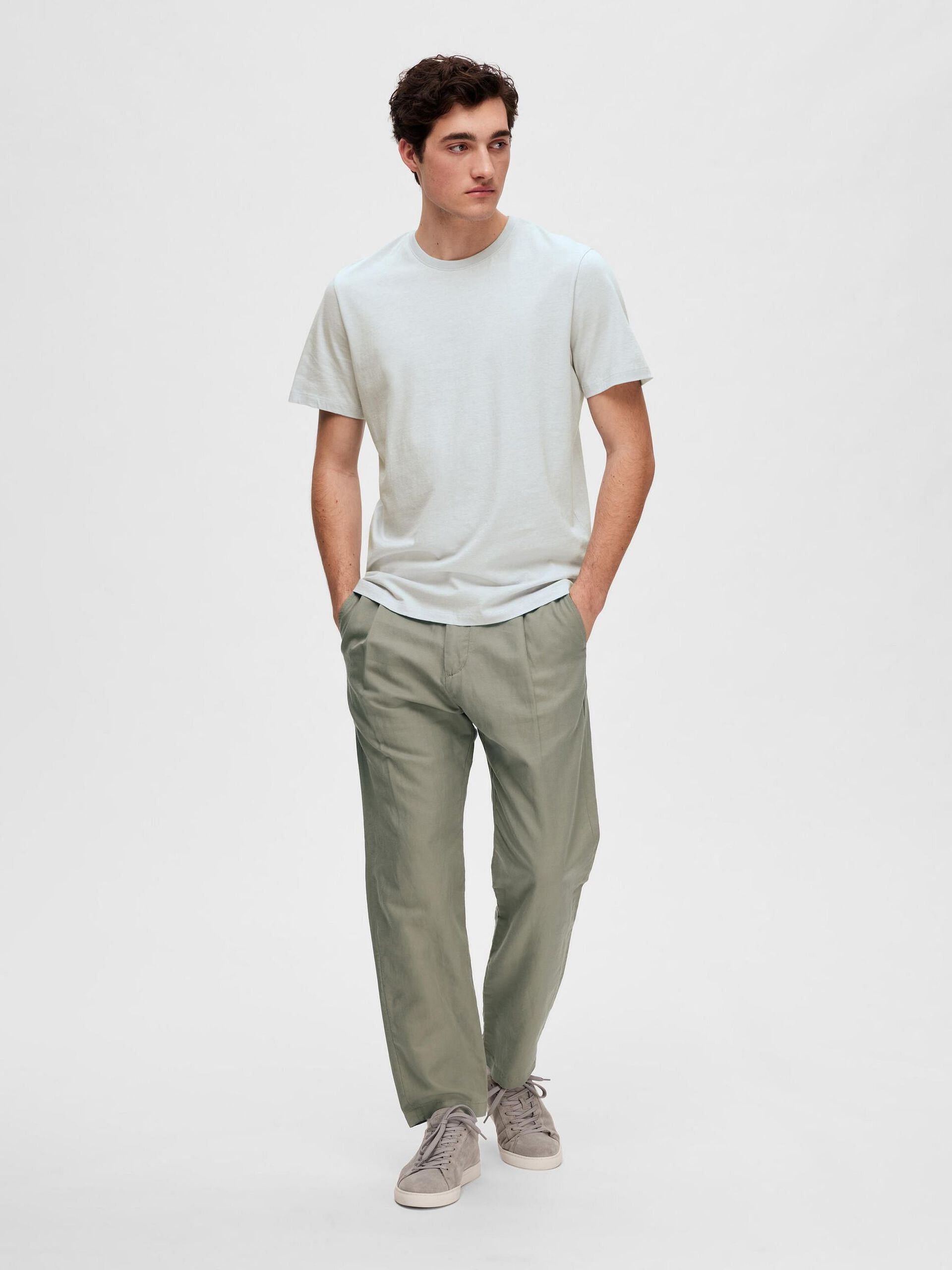 Light Blue Organic Cotton T-shirt