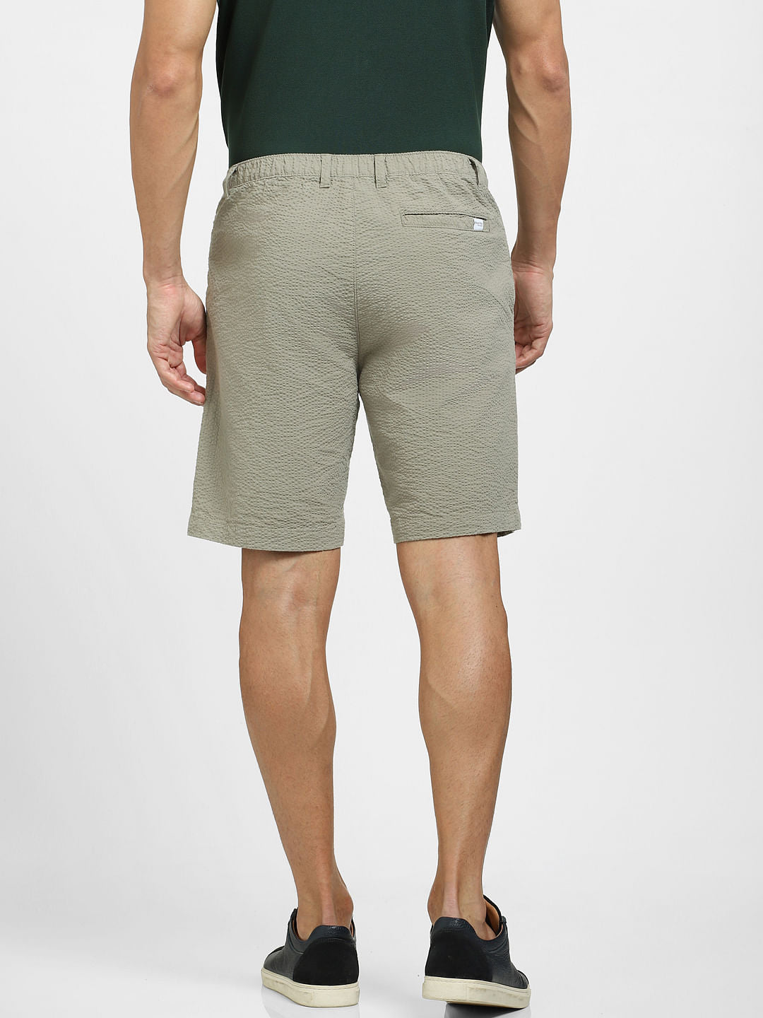 Green Mid Rise Chinos