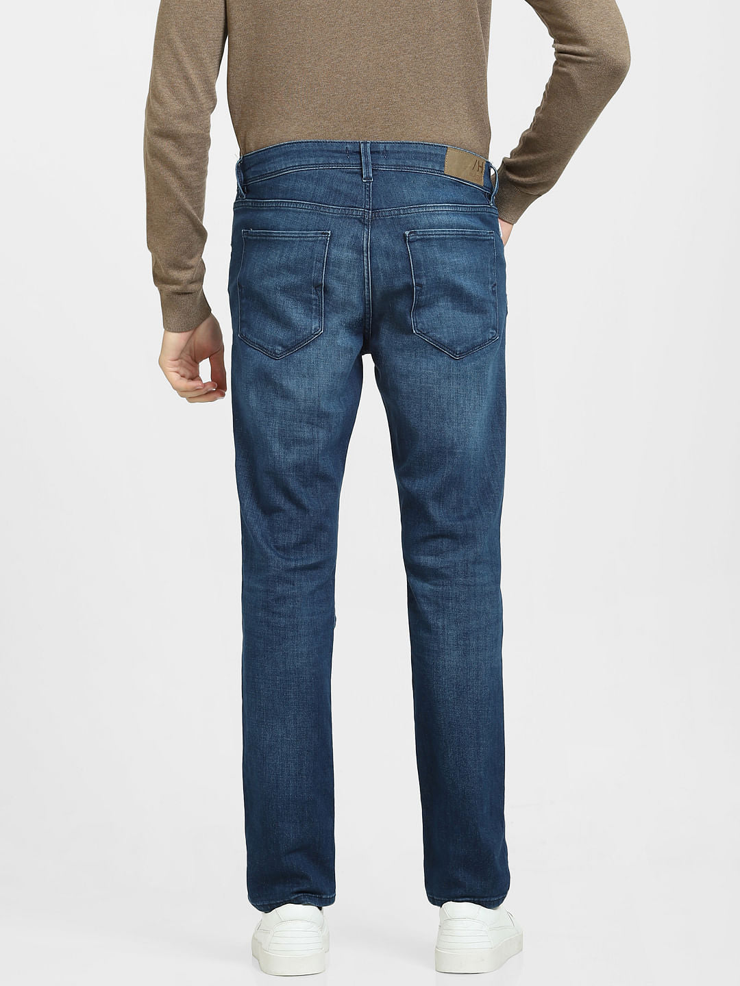 Blue Low Rise Leon Slim Fit Jeans