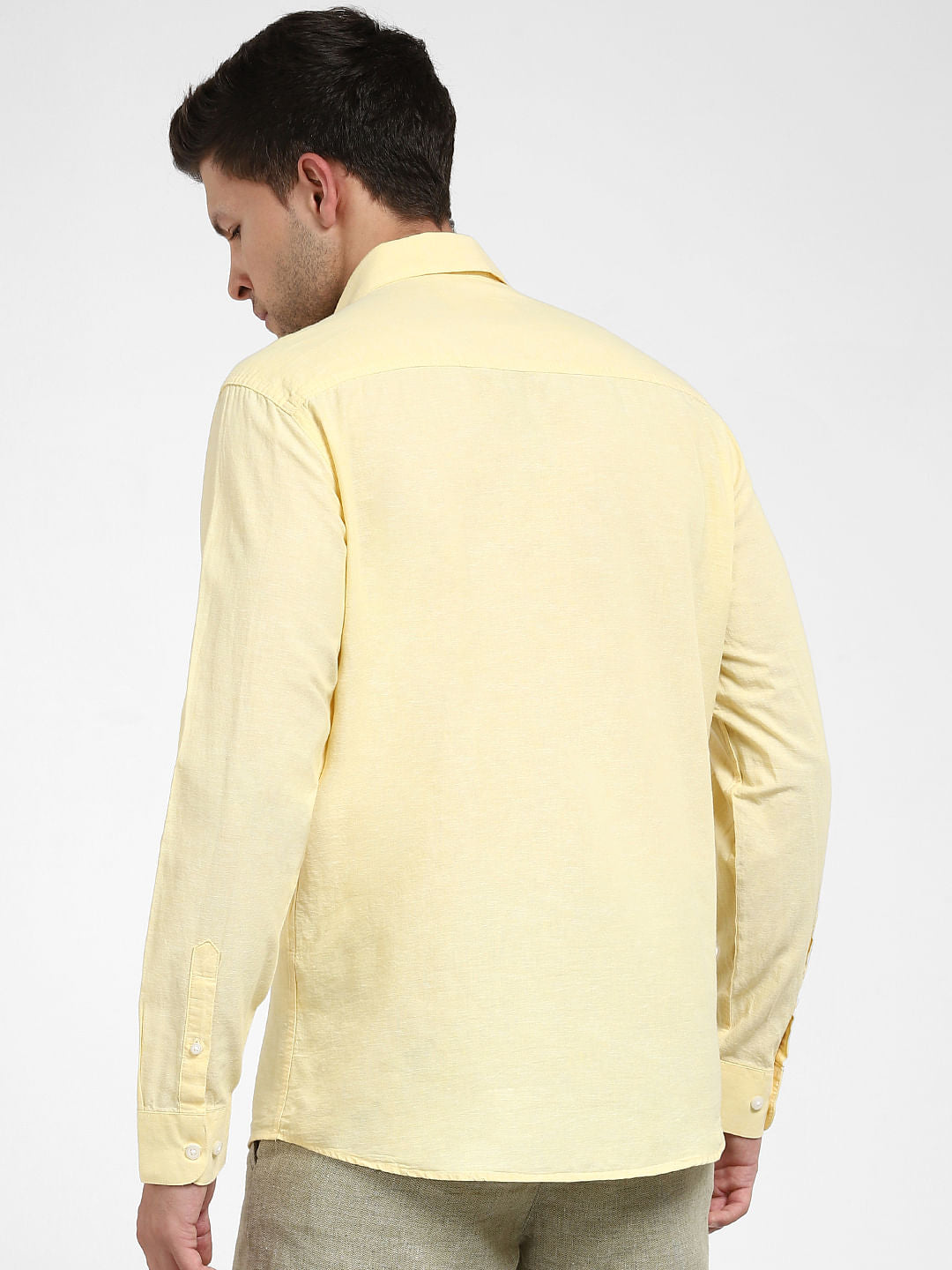 Yellow Full Sleeves Shirt