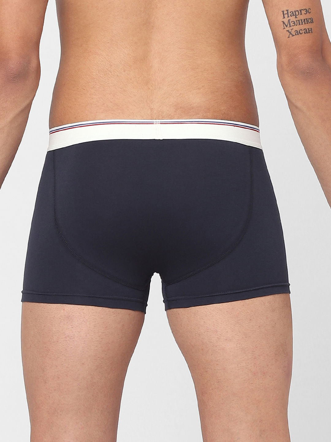Pack of 3 Trunks - Blue, Grey, Striped