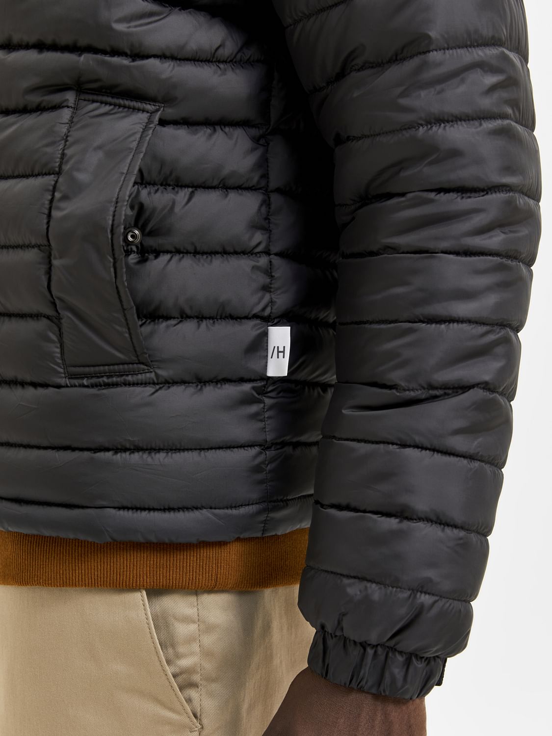 Black Padded Puffer Jacket