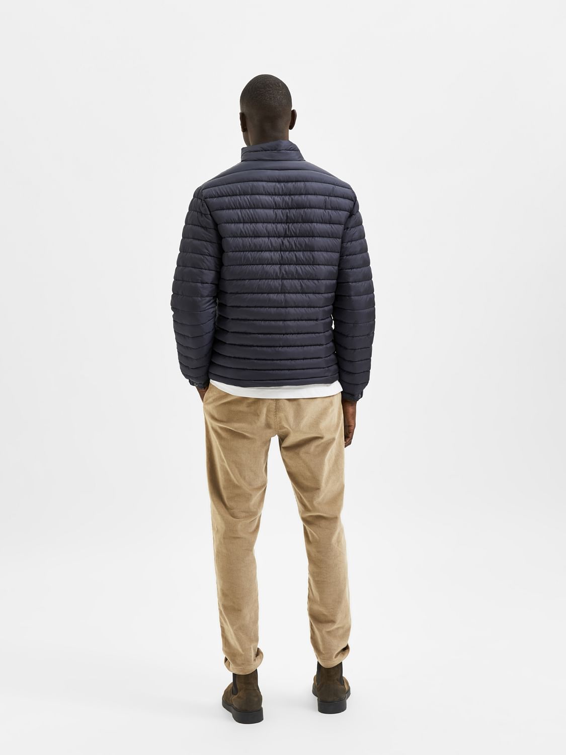 Blue Padded Puffer Jacket