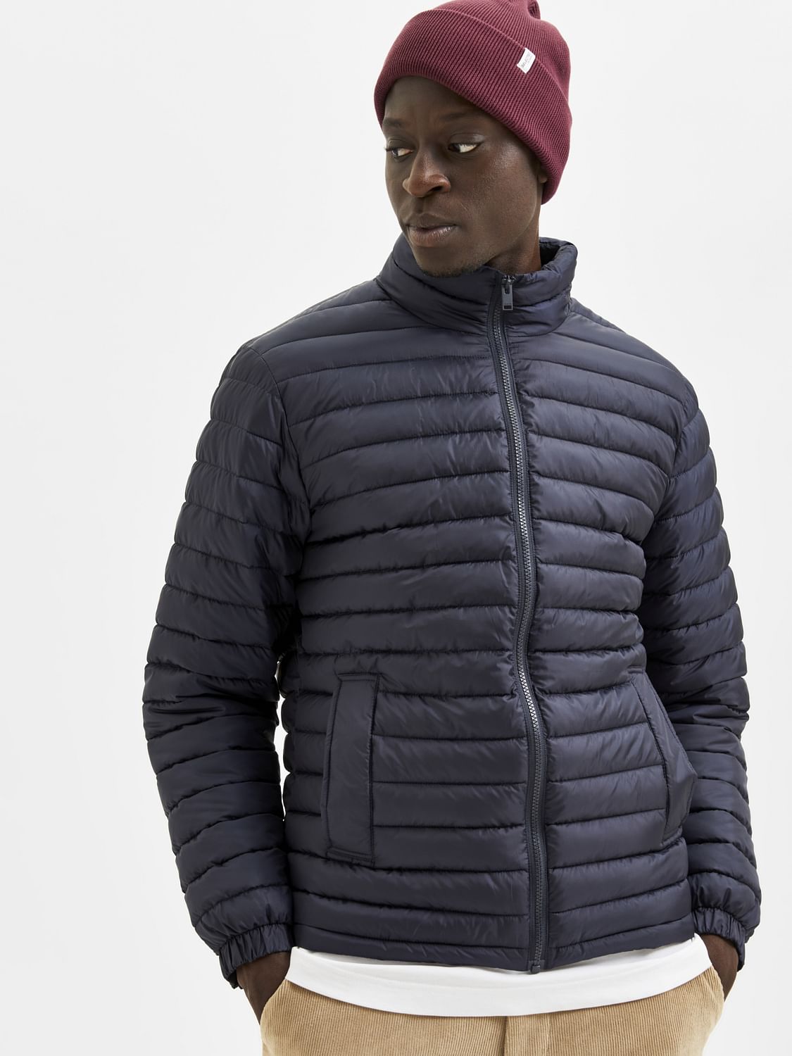 Blue Padded Puffer Jacket