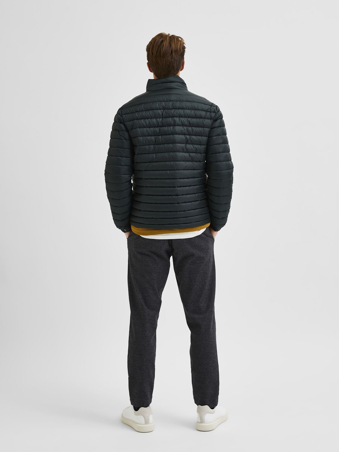 Green Padded Puffer Jacket