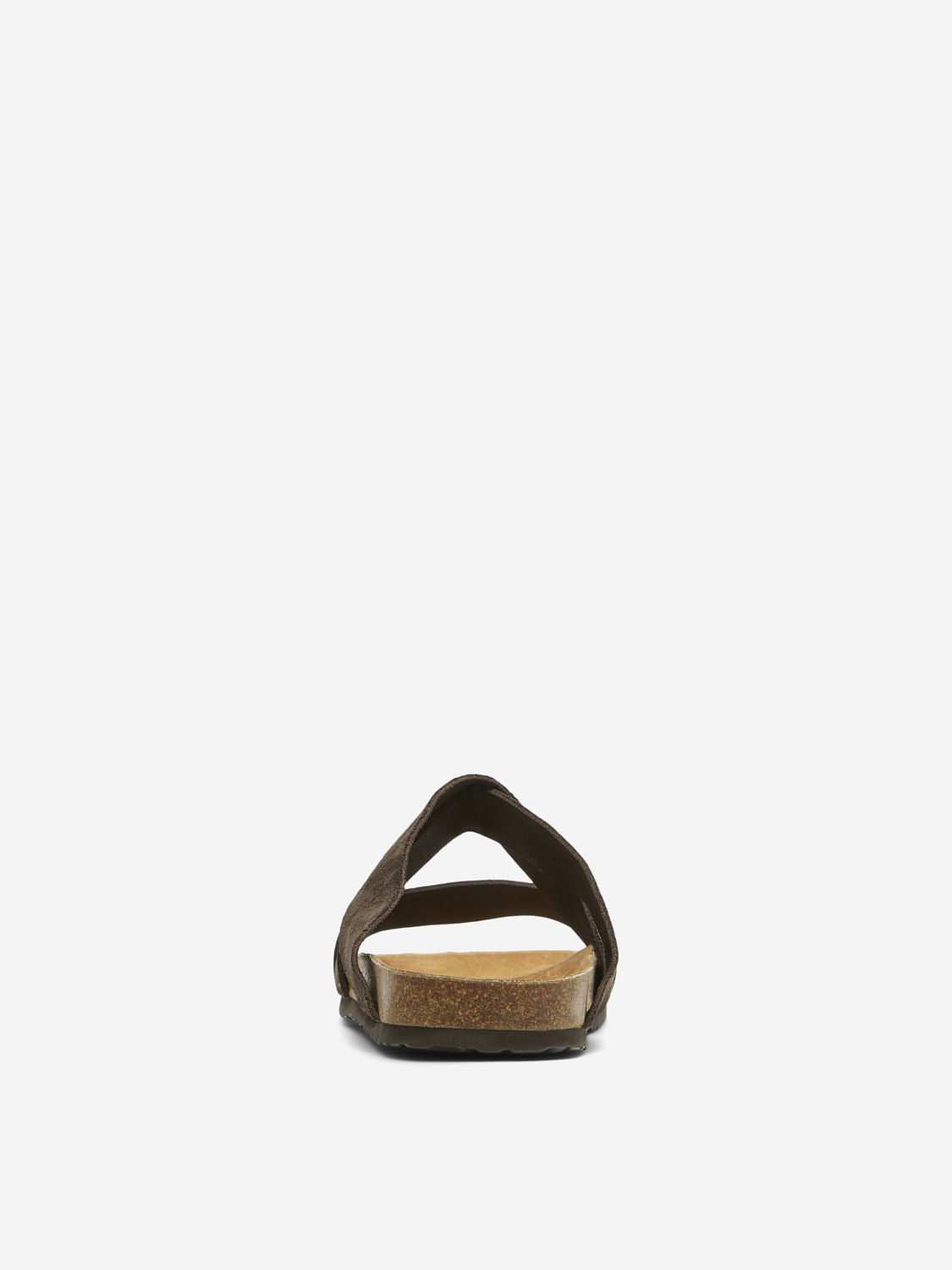 Brown Slider Sandals