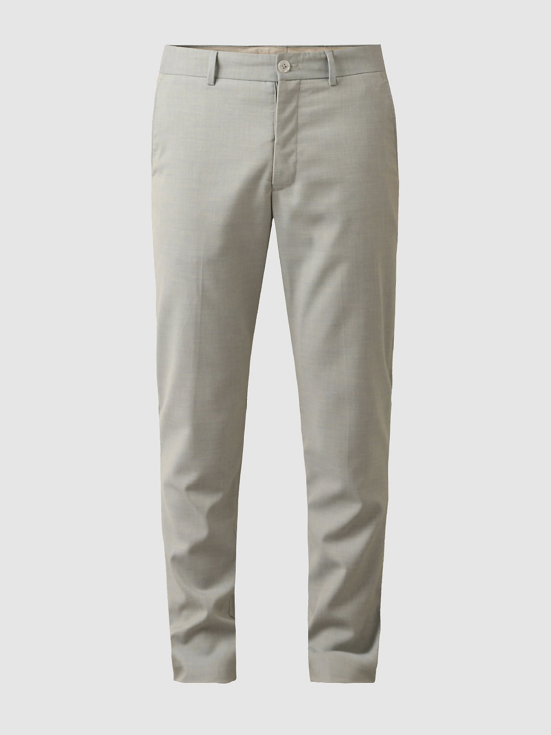 Light Green Mid Rise Suit-Set Trousers