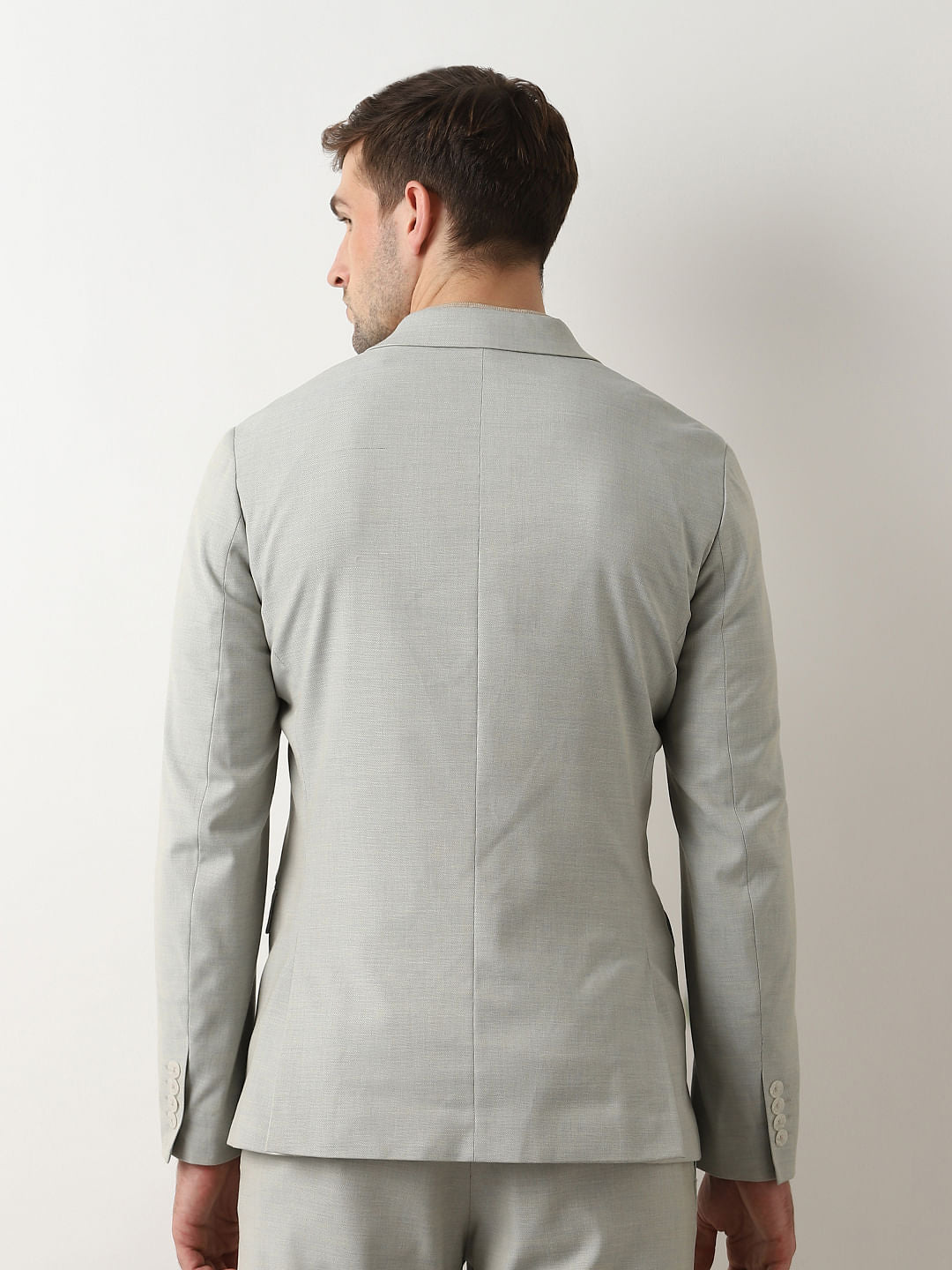 Light Green Suit-Set Tailored Blazer