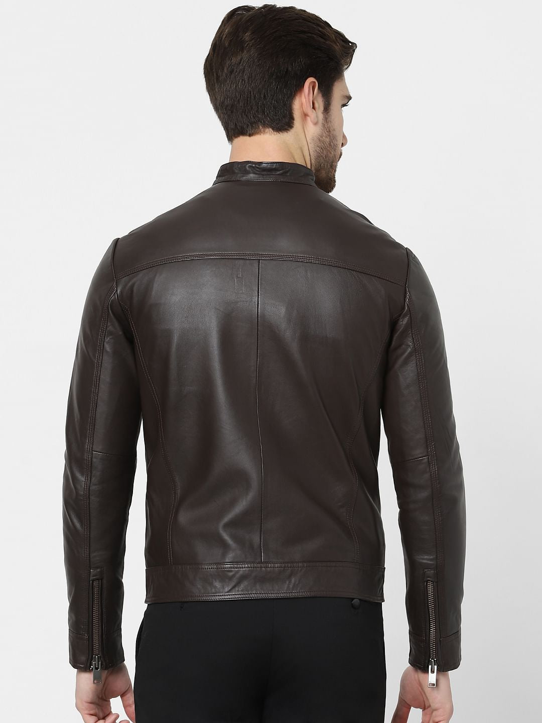 Dark Brown Leather Jacket
