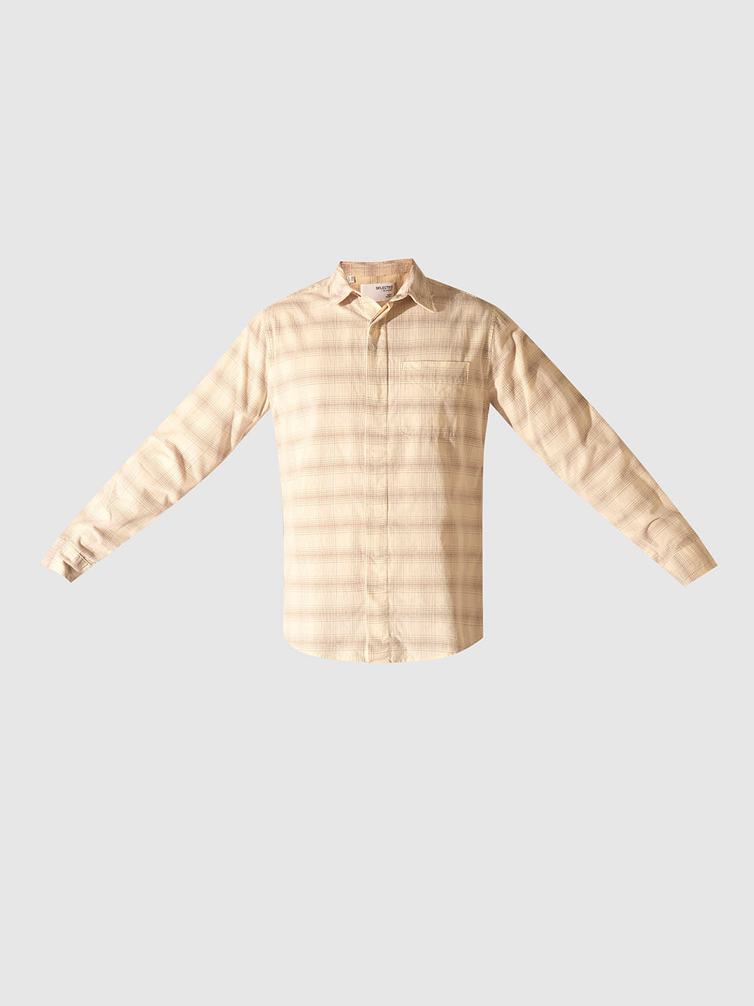 Off-White Corduroy Check Shirt