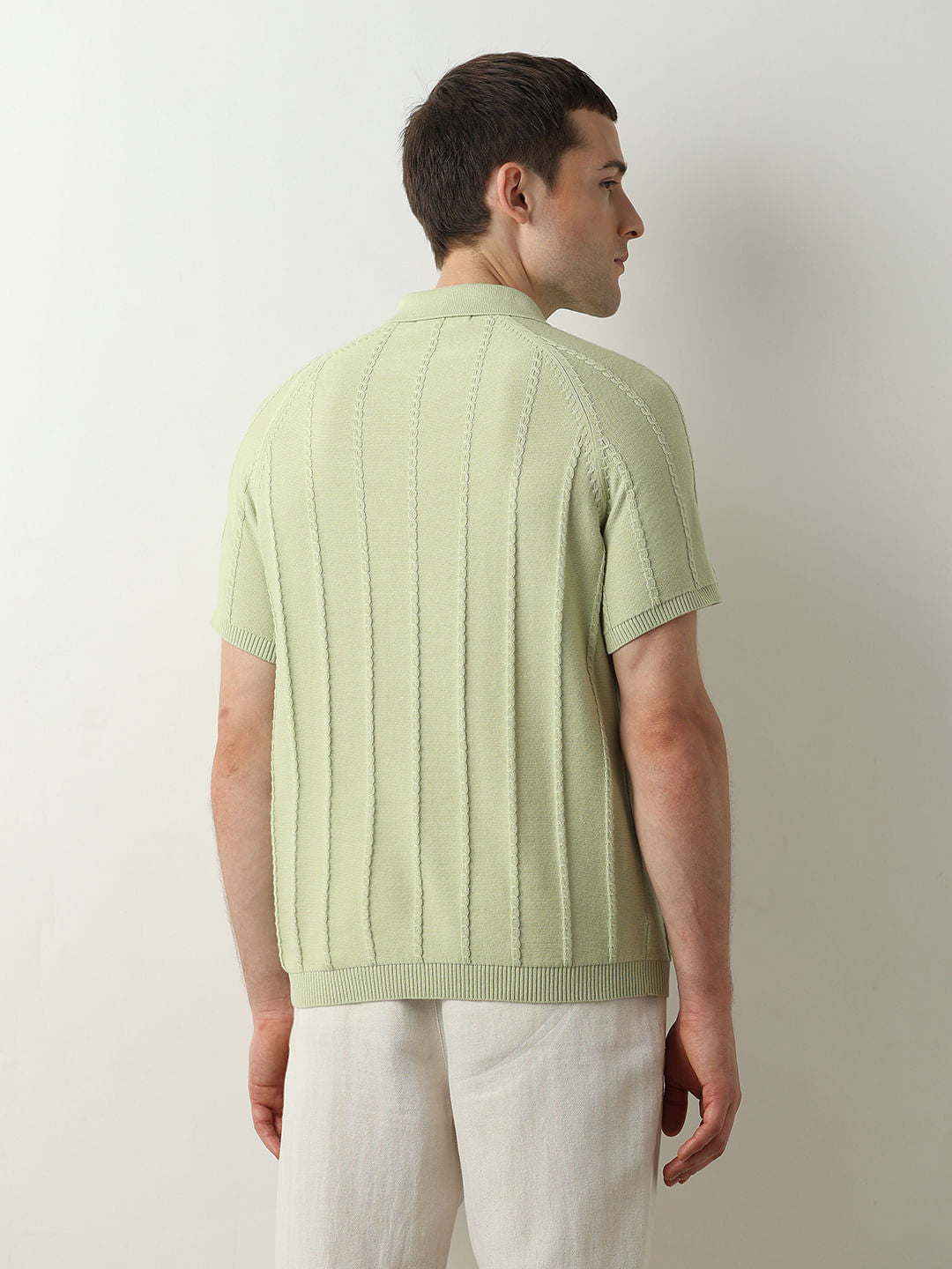 Green Organic Cotton Polo T-Shirt