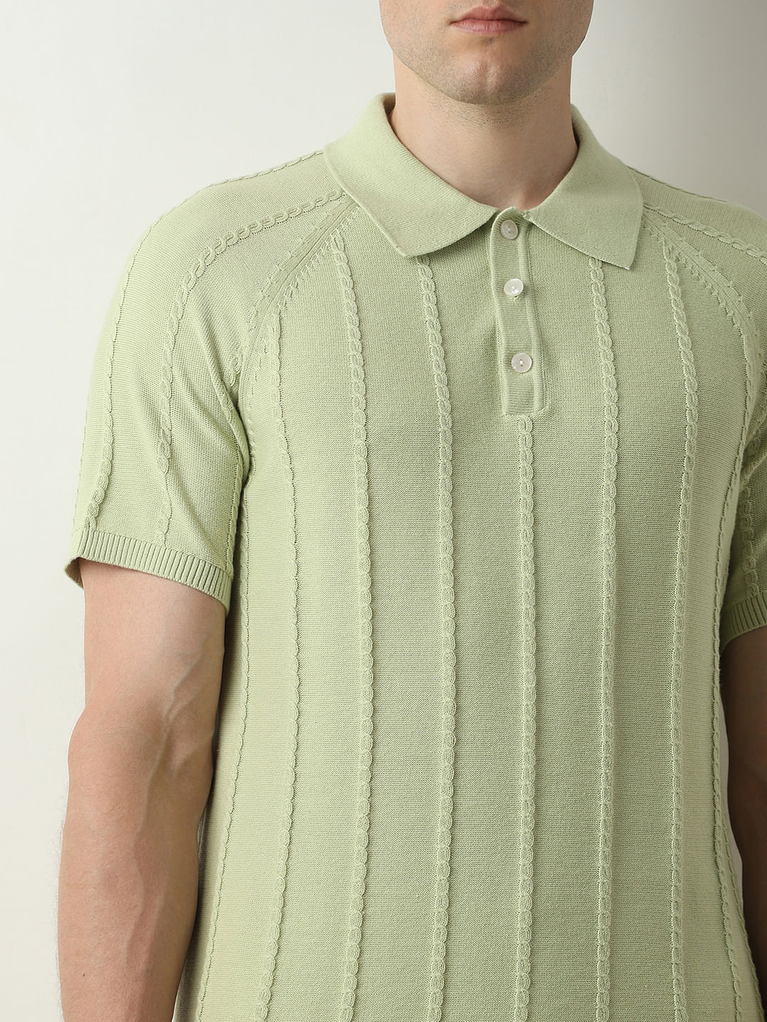 Green Organic Cotton Polo T-Shirt