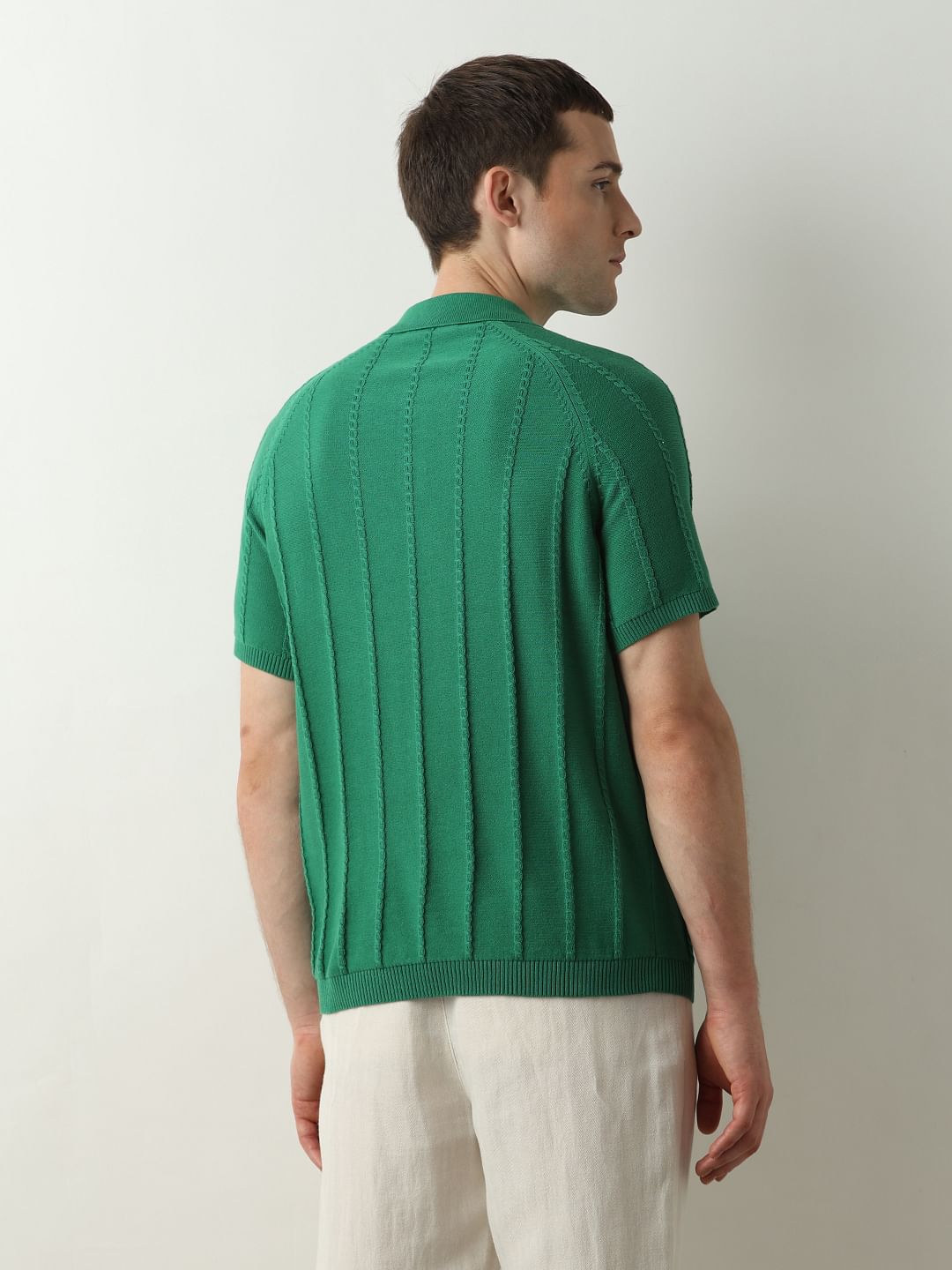 Green Organic Cotton Polo T-Shirt