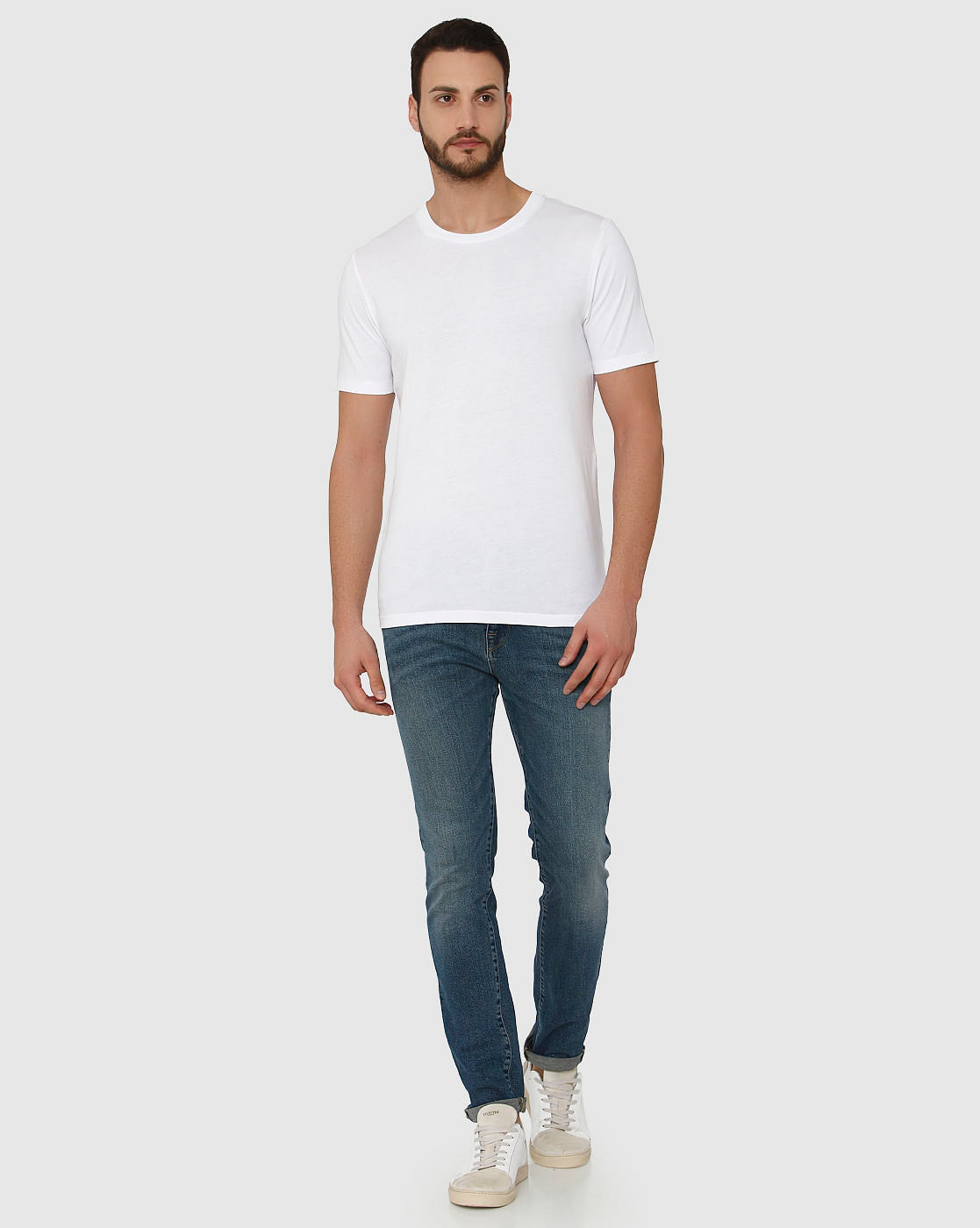 White Crew Neck T-Shirt