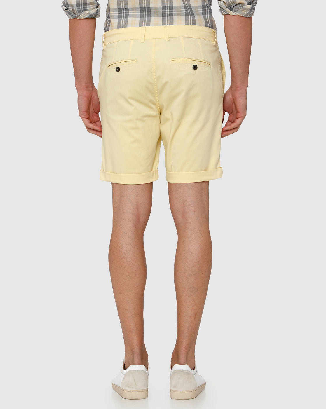 Yellow Chino Shorts