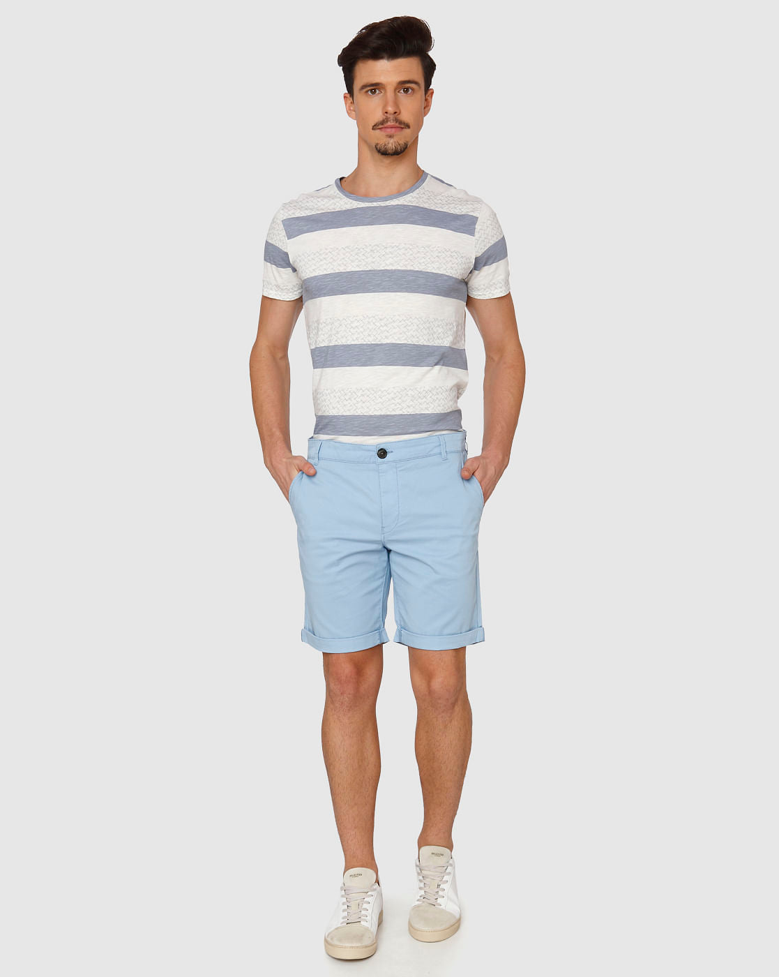 Blue Chino Shorts