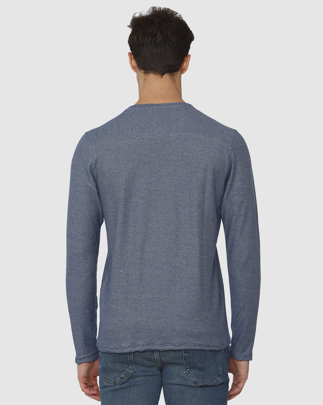 Blue Crew Neck T-Shirt