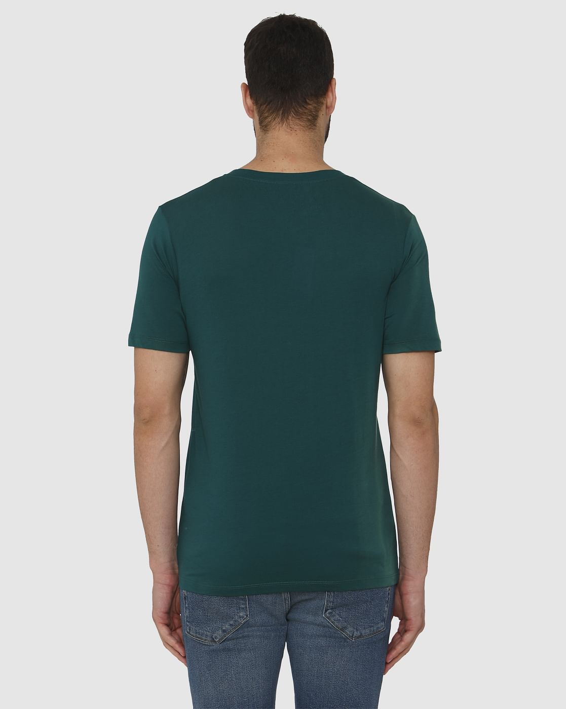 Green Crew Neck T-Shirt