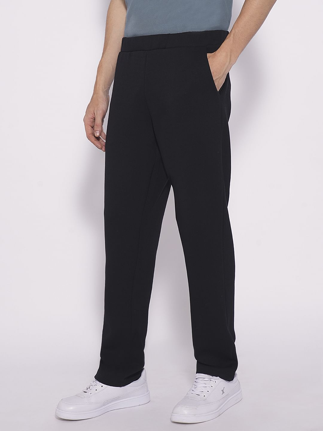 Black Mid Rise Sweatpants