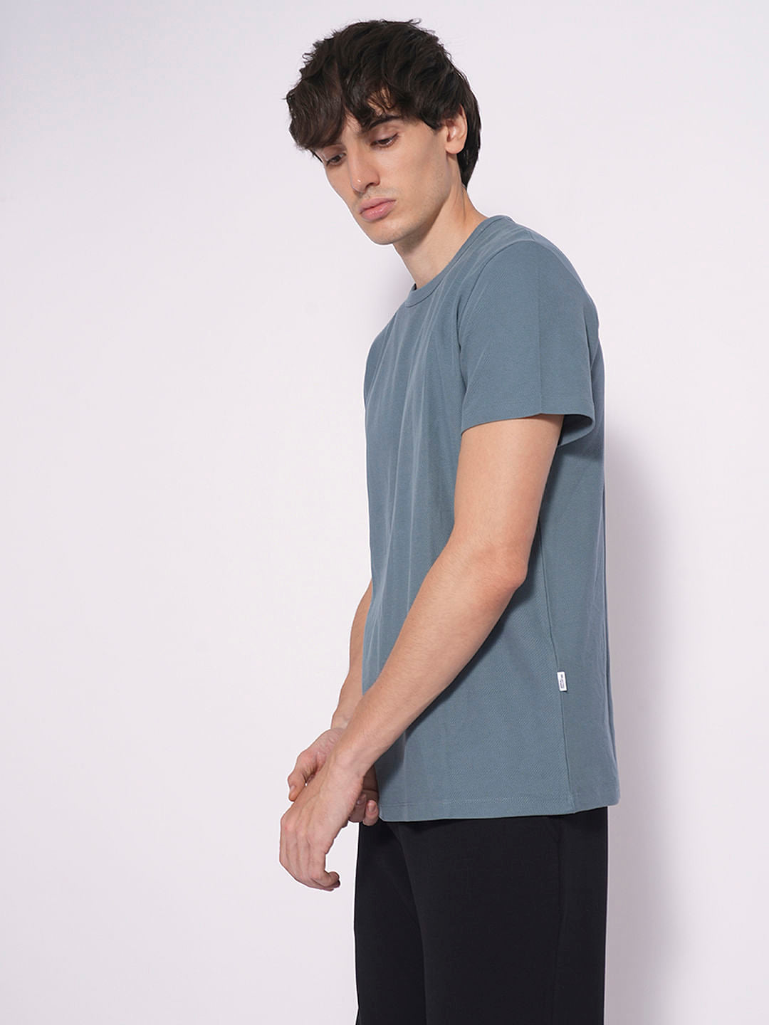 Blue Organic Cotton T-Shirt