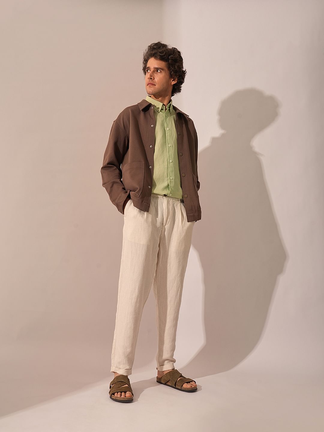 Green Linen Shirt