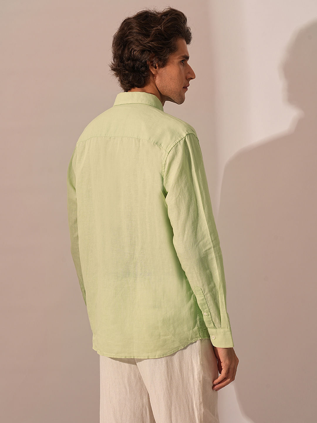 Green Linen Shirt