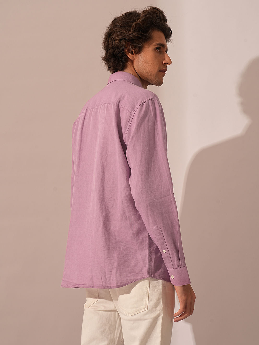 Light Purple Linen Shirt