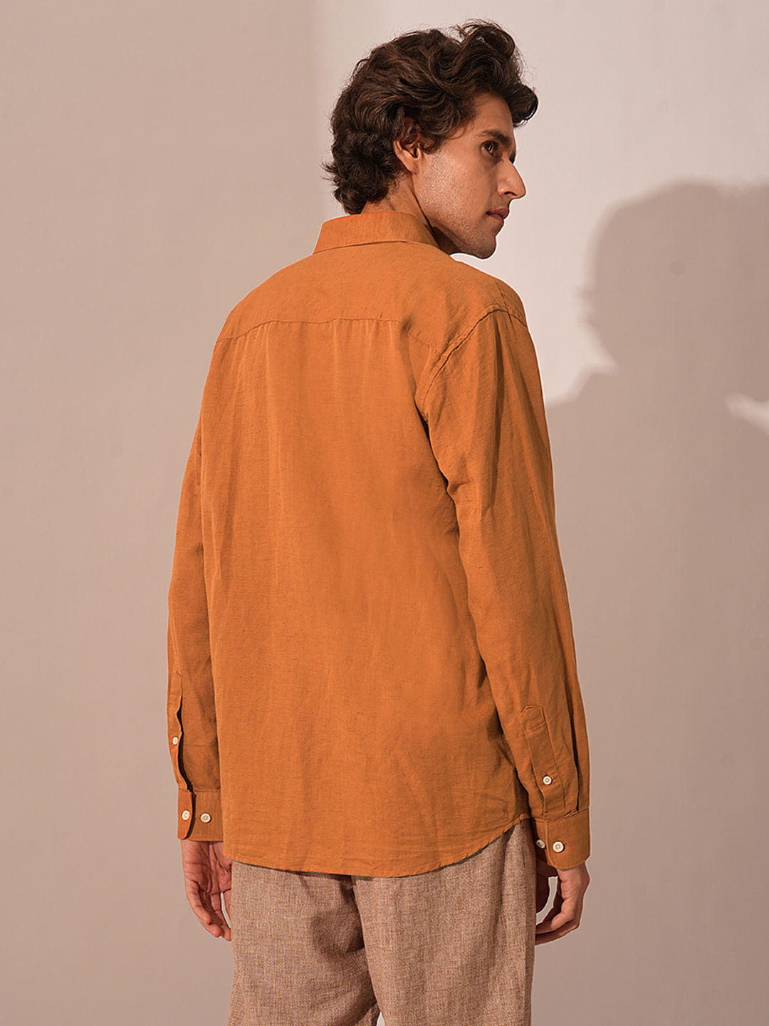 Brown Linen Shirt