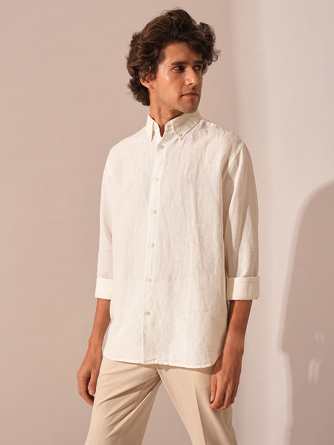 White Linen Shirt