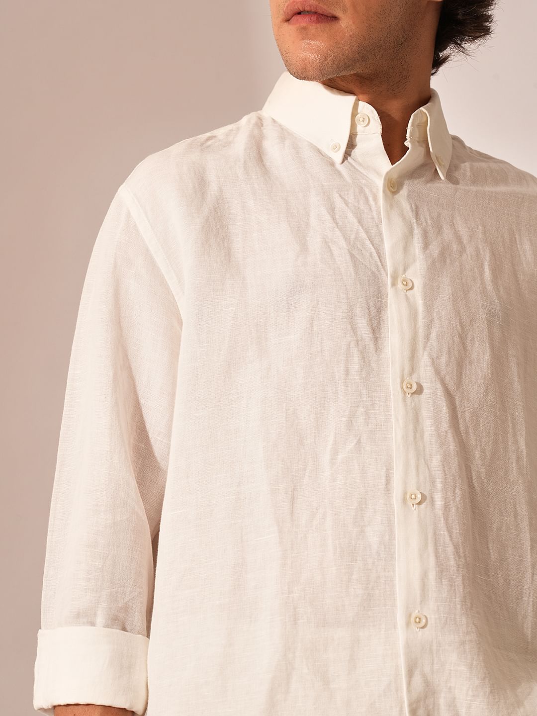 White Linen Shirt