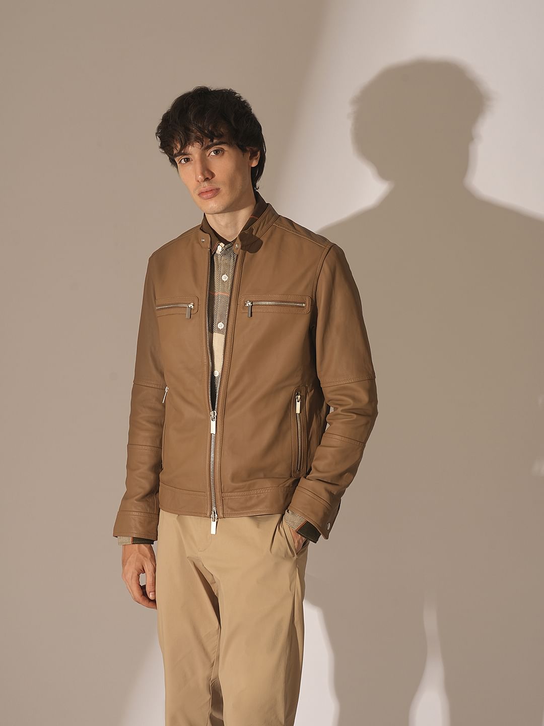 Green Check Cotton Shirt