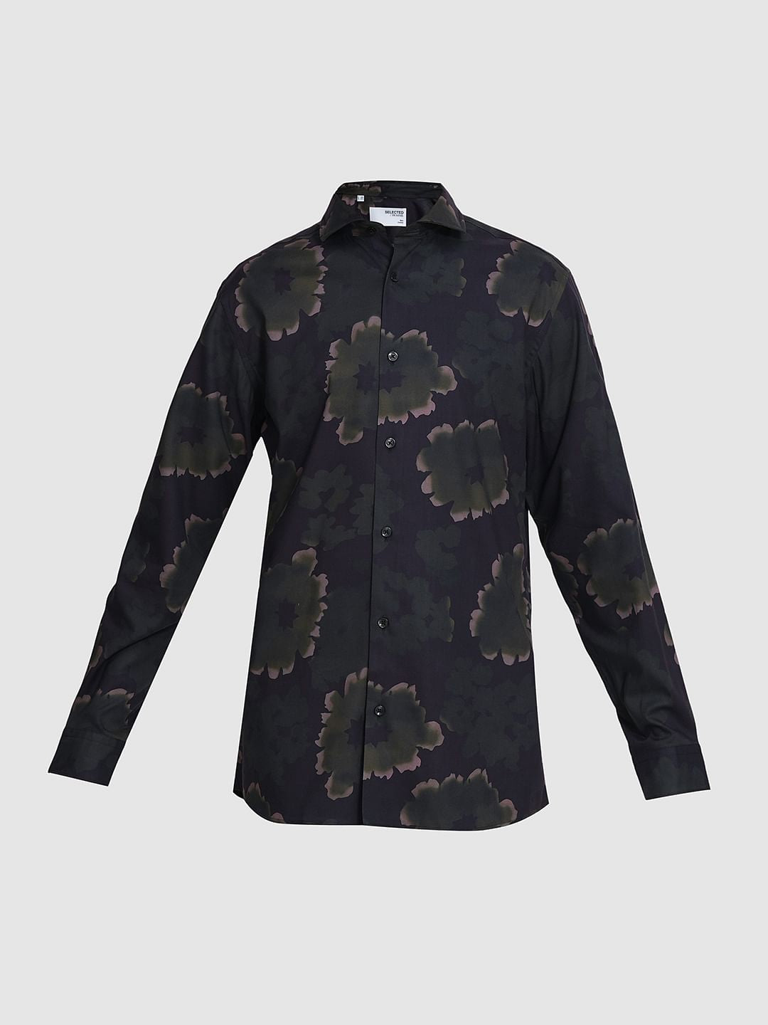 Black Floral Shirt