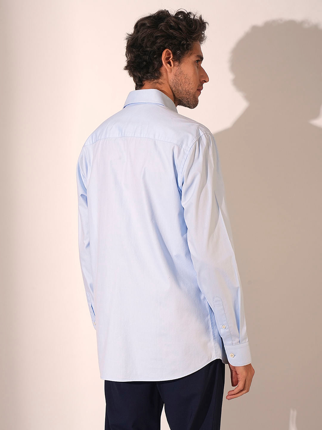 Light Blue Cotton Formal Shirt
