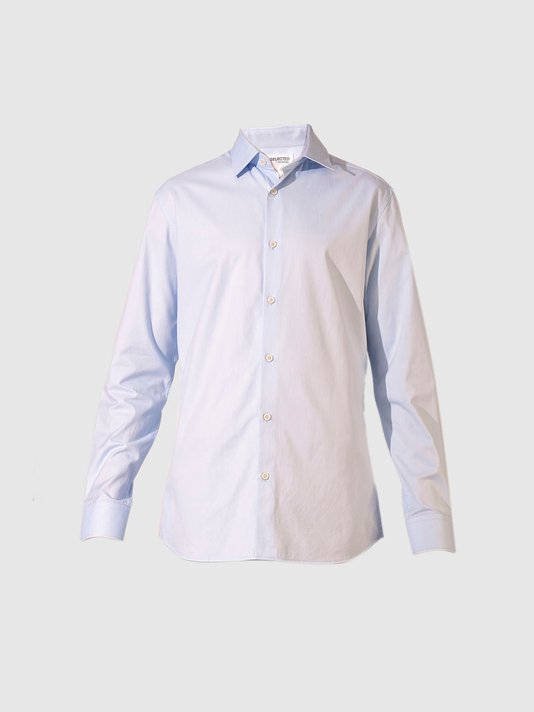 Light Blue Cotton Formal Shirt