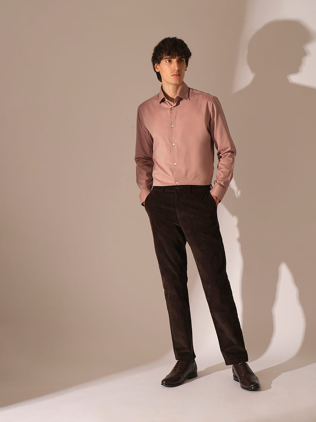 Pink Formal Cotton Shirt